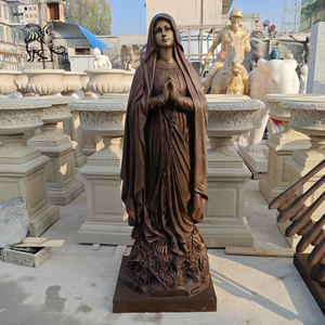 Estatua <span class=keywords><strong>de</strong></span> Bronce <span class=keywords><strong>de</strong></span> <span class=keywords><strong>la</strong></span> Virgen María, Tamaño Real, para Jardín o Iglesia, con <span class=keywords><strong>la</strong></span> Virgen María Sentada con el Niño Jesús - Product Image 4