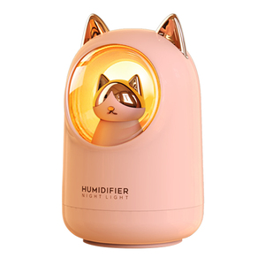Mini Humidificador Inteligente para Gatos - 300ml, USB Recargable, <span class=keywords><strong>El</strong></span>éctrico, Inalámbrico, Portátil, Difusor con Luz Ambiental, Bonito Humidificador de <span class=keywords><strong>Aire</strong></span> para Escritorio y Coche - Product Image 3