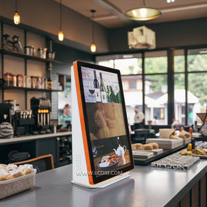 Chiosco Touch Screen da 24 Pollici con Sistema Android per Ordini Self-Service e Pagamenti, Attrezzatura Pubblicitaria da Banco - Product Image 1