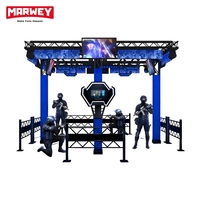 Marwey - Dispositivos de Realidad Virtual para 4 Jugadores, Simulador de Disparos VR, Equipo de Juego, Venta al por Mayor, Económico
