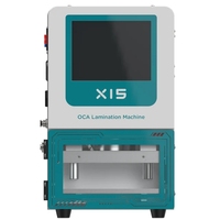 UYUE X15 LCD Machine à plastifier OCA sous vide pour tablette de téléphone portable 15 pouces équipement de réparation d'écran tactile incurvé droit