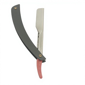 Rasoir de Barbier Professionnel en Acier Inoxydable Massif, Personnalisable avec Logo, à Lame Unique, Durable, Vente en Gros - Product Image 2