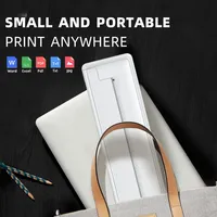 Label Foto Transfer Tato untuk Printer Thermal A4 Portabel Mini Tanpa Tinta 1200mAh, Stok Rumah, Impor