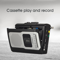 Enregistreur MP3 à bande convertisseur usb, avec Microphone intégré, pour apprentissage de la langue, musique, lecteur de Cassette, baladeur