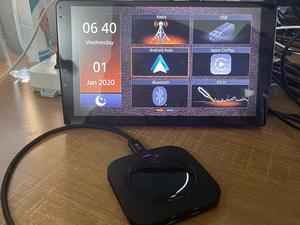 AiBox filaire <span class=keywords><strong>Android</strong></span> <span class=keywords><strong>Auto</strong></span> & CarPlay avec 8+128 Go USB Plug-n-Play pour voitures <span class=keywords><strong>Audi</strong></span> - iHeylinkit - Product Image 4