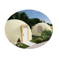 Nouvelle arrivée : Maison en dôme EPS pour usage en villa, abri de camping modulaire, design moderne, résistant au vent, aux tremblements de terre et au feu, garantie 5 ans
