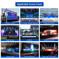 Écran d'affichage de location de mur vidéo LED géant d'intérieur personnalisable P4.81 pour les animations de scènes de centre commercial IP65