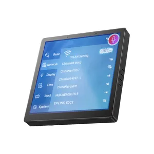 YC-SM04 임베디드 4 인치 tuya app 안드로이드 터치 스위치 LCD 터치 스크린 스마트 홈 벽 스위치