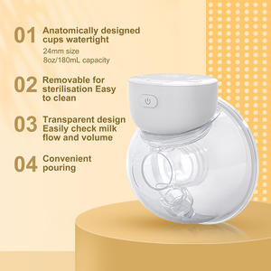 휴대용 USB 무선 유방 펌프 핸즈프리 자동 엄마와 아기 모유 추출을위한 웨어러블 전기형 - Product Image 5