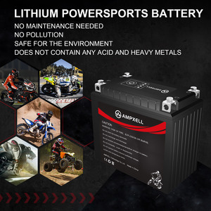 Batterie AMPXELL 12V 8Ah 102Wh à décharge rapide pour véhicules sportifs, compatible YT12B-BS/YTX12-BS/YTX16-BS AMX12-ST80B 12V 8Ah - Product Image 4