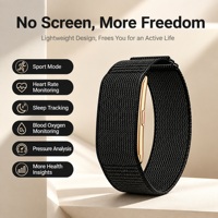 Bracelet intelligent avec écran AMOLED, étanche, surveillance de l'oxygène sanguin, suivi du sommeil, fréquence cardiaque, comptage des pas, podomètre unisexe, autonomie de la batterie