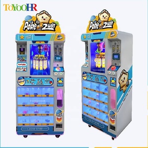 Póker controlable de probabilidad que funciona con monedas gana 2 Clip Prize Machine Abrazadera Snacks Máquina Expendedora de regalos - Product Image 1