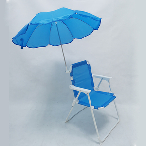 Chaise de plage pliable pour enfants avec dossier en toile de PVC, parasol, <span class=keywords><strong>parapluie</strong></span> pour bébé, chaise de plage - Product Image 2