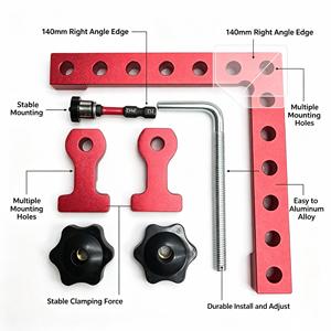 Ensemble d'outils de mesure de qualité industrielle de 12 pièces pour machines-outils de bricolage, <span class=keywords><strong>4</strong></span> équerres à angle droit et 8 pinces - Product Image 5