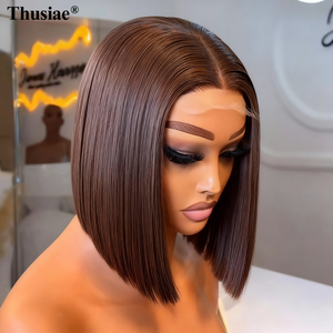 <span class=keywords><strong>Parrucche</strong></span> Bob <span class=keywords><strong>Corte</strong></span> all'Ingrosso, Capelli Umani Vergini Vietnamiti, Capelli Remy Lisci Naturali per Donne di Colore - Product Image 1