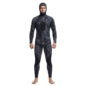 بدلة غطس رجالية من قطعتين مع سروال طويل للغوص في المياه الباردة - Product Image 1