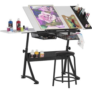 Bureau de dessin moderne à hauteur réglable, table inclinable pour l'école, la salle d'art ou le salon à domicile, pour une utilisation en <span class=keywords><strong>chambre</strong></span> - Product Image 5