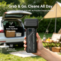 Souffleur et Aspirateur 2-en-1 130000 tr/min 6 kPa Portable Sans Fil Rechargeable Type-C pour Nettoyage Intérieur et Dépoussiérage