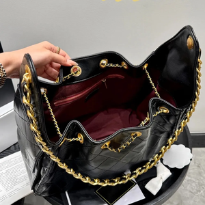 <span class=keywords><strong>Sac</strong></span> à bandoulière matelassé tendance avec chaîne métallique, sacs à main en <span class=keywords><strong>cuir</strong></span> pour femmes, <span class=keywords><strong>sac</strong></span> bandoulière, <span class=keywords><strong>sac</strong></span> seau, vente en gros, logo personnalisé - Product Image 5