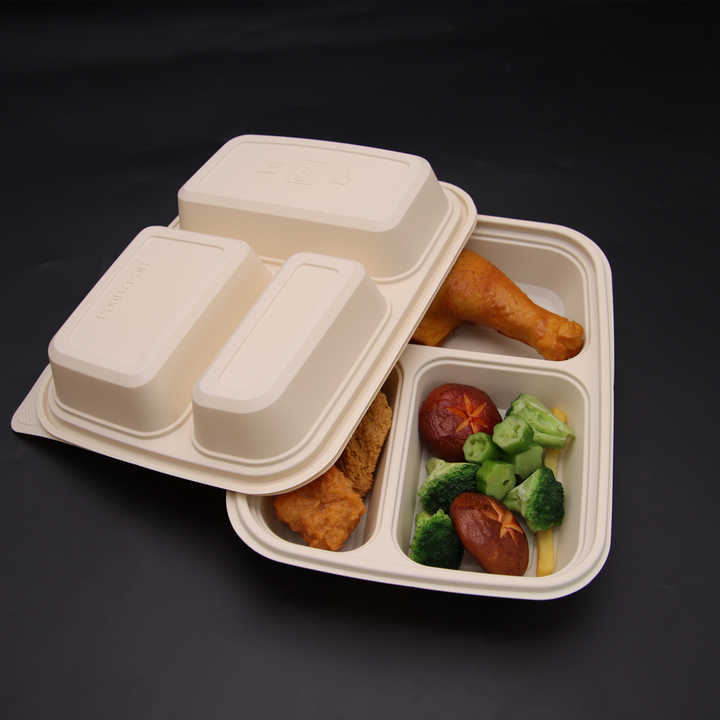 750/1000 ml Corn Starch Container Biodegradable Compostable Eco ...