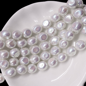 Perles de verre modernes de <span class=keywords><strong>luxe</strong></span> 10x11mm, effet aurora irisé, brin de 16 pouces avec noyau lesté pour créations contemporaines DIY - Product Image 6