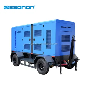 factory price 625kva soundproof tralier generator for agricultural used