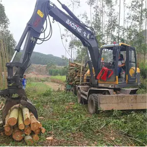 Forest loader excavator log grapple loader forest equipment