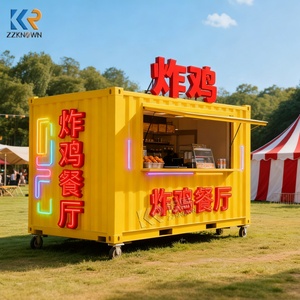 Restaurante Prefabricado en Contenedor Marítimo en Venta, Unidad de Comedor Modular para Exteriores, Tienda de Comida Rápida Llave en Mano, <span class=keywords><strong>Europa</strong></span> - Product Image 5