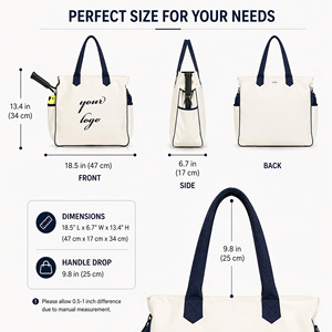 Bolsa <span class=keywords><strong>de</strong></span> Lona Personalizada <span class=keywords><strong>para</strong></span> Pickleball, Material <span class=keywords><strong>de</strong></span> Lona <span class=keywords><strong>de</strong></span> Algodón Deportivo, Bolsas <span class=keywords><strong>para</strong></span> Raquetas <span class=keywords><strong>de</strong></span> Gimnasio con Compartimento <span class=keywords><strong>para</strong></span> Zapatos, Bolsillo Seco/Húmedo, Ideal como Regalo - Product Image 4
