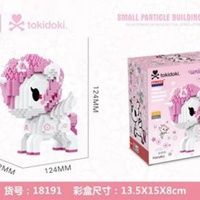 Balody - Juguete de Construcción de Bloques de Plástico ABS con Diseño de Unicornio 3D, 60 Piezas, para Niños de 5 a 7 Años, Unisex, Regalo de Cumpleaños