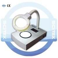 Compteur de colonies bactériennes semi-automatique SCITEK 0~999 avec grossissement 3x/9x, diamètre de plaque 115 mm, OEM disponible pour laboratoire