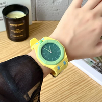 FORWELLENY 1PC MOQ Silicone Sport Watch Band 20mm All-in-One Integrated Strap for AP Royal Pop 12 O'Clock Sport Loop US Stock