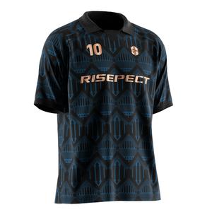 เสื้อฟุตบอลแบบมืออาชีพ ดีไซน์โพลีเอสเตอร์น้ำหนักเบา ระบายอากาศได้ดี แห้งเร็ว ซับเหงื่อ เหมาะสำหรับสวมใส่ในวันแข่งขันฟุตบอล - Product Image 5