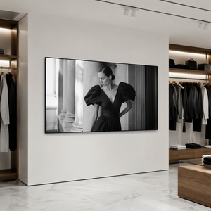 Écran publicitaire commercial ultra-fin de 25 mm, affichage numérique TV 32-86 pouces 4K 1000 cd, montage mural, USB Plug & Play - Product Image 3
