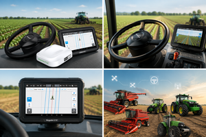 Kit de Dirección Automática para Tractor SingularXYZ SAgro180 con Antena Inteligente GNSS S300 y Consola - Product Image 4