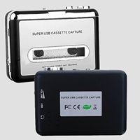 Lecteur audio portable rétro personnalisé avec fonction de rétroversion automatique, basses stéréo, USB double, lecteur de cassette numérique et archivage audio sur cassette