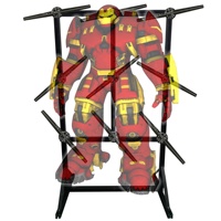 Pantalla LED 3D de Alta Calidad con Wifi, 65/75cm, 3x3, Altura Humana, Robot, Video Wall Holográfico Sincronizado, Ventilador Holográfico con Bluetooth