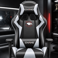 Chaise de bureau gaming AOR ergonomique à dossier haut, chaise de course réglable et inclinable en cuir PU avec éclairage LED RGB rafraîchissant – Direct Usine