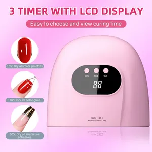 หลอดไฟยูวีสำหรับทำเล็บ 88 วัตต์ 24 หลอด LED เครื่องอบเล็บเจล พร้อมตั้งเวลาได้ 3 ระดับ หลอดยูวีสำหรับทำเล็บมือแบบมืออาชีพ อุปกรณ์ทำเล็บ - Product Image 2