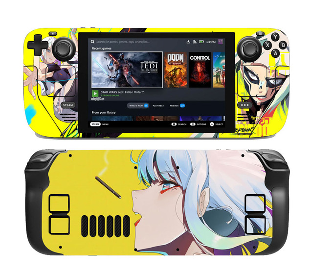 RALAN Carbon Camo Multi Design Steam Deck Skin Custom Patterned Vinyl Paper Protect Cover Deck