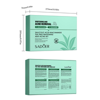 Y SADOER Crème Hydratante Éclaircissante Anti-Acné et Anti-Taches à la Niacinamide, Acide Salicylique et Arbre à Thé, Végane, à la Glycérine