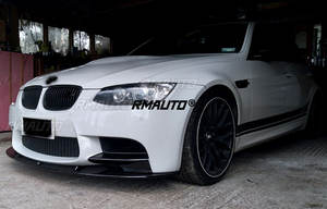 Kit de 4 pièces en fibre de carbone pour pare-chocs avant, spoiler, lèvre de séparation, cache de protection, garniture, kit carrosserie pour BMW E90 E92 E93 M3 2008-2013, accessoires - Product Image 3