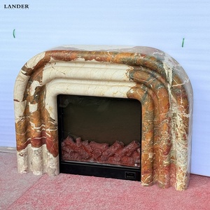 <span class=keywords><strong>Cheminée</strong></span> en marbre rouge <span class=keywords><strong>de</strong></span> Brescia <span class=keywords><strong>de</strong></span> Lander Store pour salon, <span class=keywords><strong>cheminée</strong></span> en marbre naturel - Product Image 5