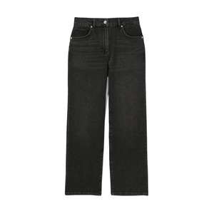 Jeans de Pierna Recta para Mujer, Cómodos y Elásticos, con Tela Flexible y Acabado Suave para Movilidad Durante Todo el Día y un Look Casual Moderno - Product Image 1