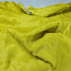 Kulit sapi dengan rambut panjang asli bulu kuda bahan garmen kulit sapi - Product Image 4
