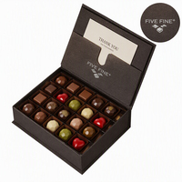 Boîtes à bonbons élégantes faites à la main, personnalisables, en forme de livre, avec fermeture magnétique, rouge et noir, boîte à chocolat avec logo estampé