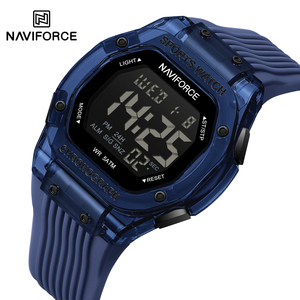 Reloj Deportivo NAVIFORCE 7113 para Hombre, Reloj de Moda Resistente al Agua, Reloj Electrónico LED de Silicona Luminoso Digital de Alta Calidad - Product Image 1