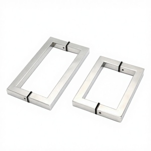 Condibe Commercial Modern Stainless Steel 304/316 Twin Glass <b>Door</b> Flush <b>Pull</b> <b>Handle</b> with Easy Installation and 5-Year Warranty - Product Image 2