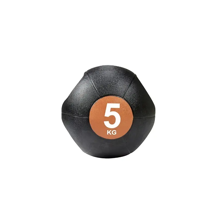 परिभाषित फिटनेस उच्च गुणवत्ता के नए डिजाइन रबर फिटनेस दवा गेंद स्वनिर्धारित लोगो डबल दोहरी पकड़ संभाल दवा गेंद