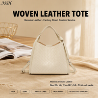 Sac panier en cuir véritable personnalisé XISHANG pour femme, sac à bandoulière gaufré, fournisseur d'usine OEM ODM